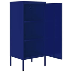 vidaXL Storage Cabinet Navy Blue 42.5x35x101.5 cm Steel 6