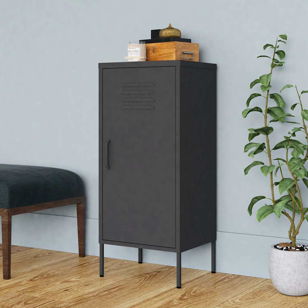 vidaXL Storage Cabinet | Anthracite | Steel | 42.5 x 35 x 101.5 cm 1
