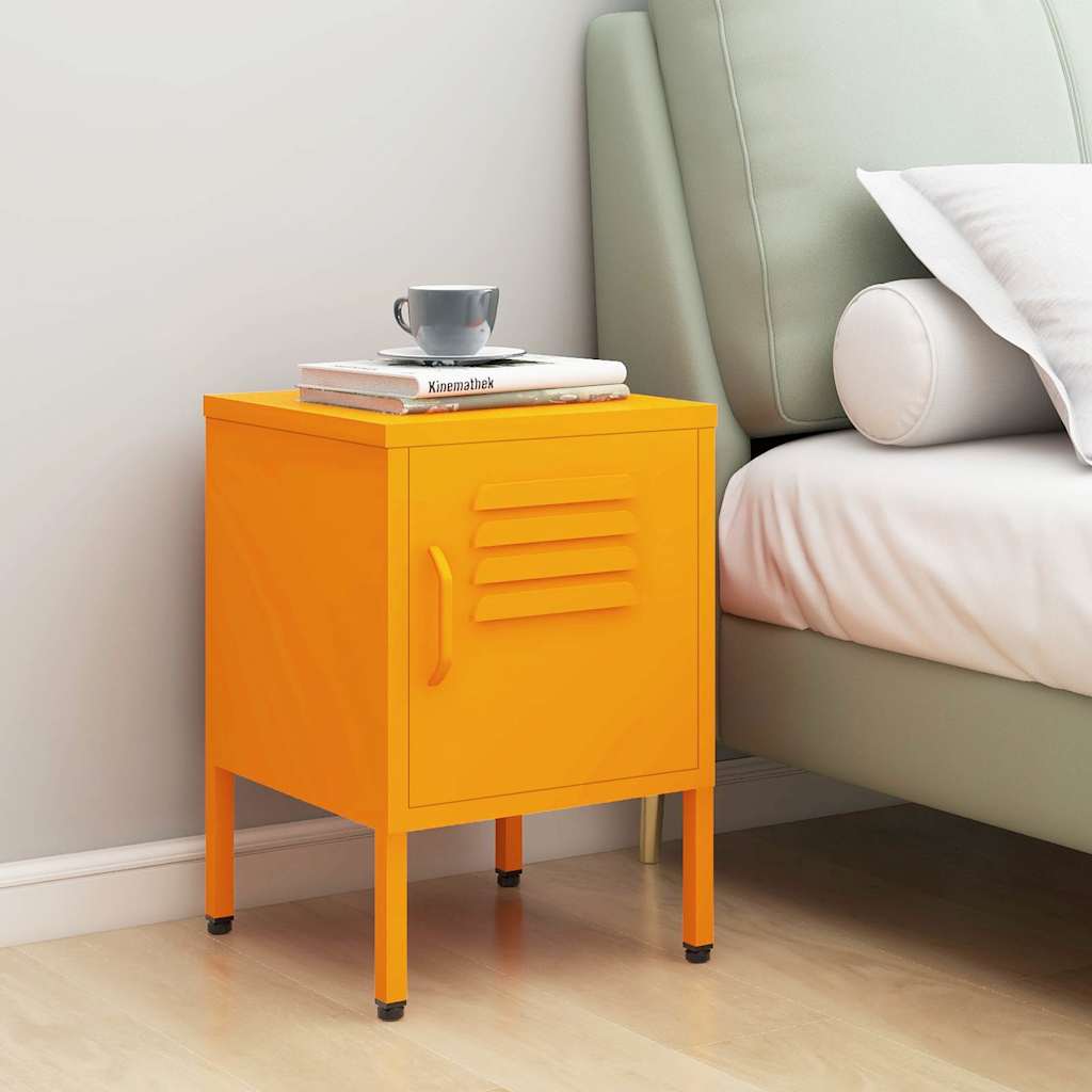 vidaXL Nightstand 35x35x51 cm Steel