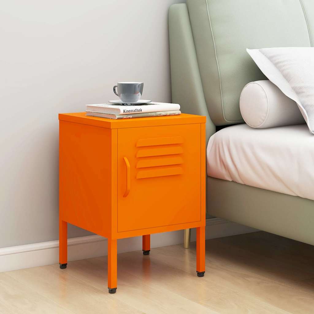 vidaXL Nightstand 35x35x51 cm Steel