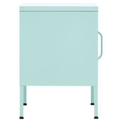 Nightstand Mint 35x35x51 cm Steel