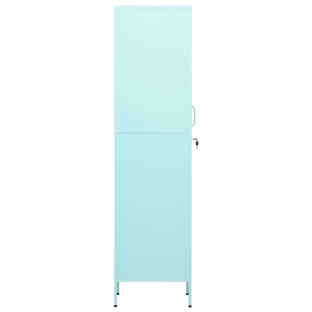 vidaXL Locker Cabinet | Mint | Steel | 35x46x180 cm | Locker Cabinet 4
