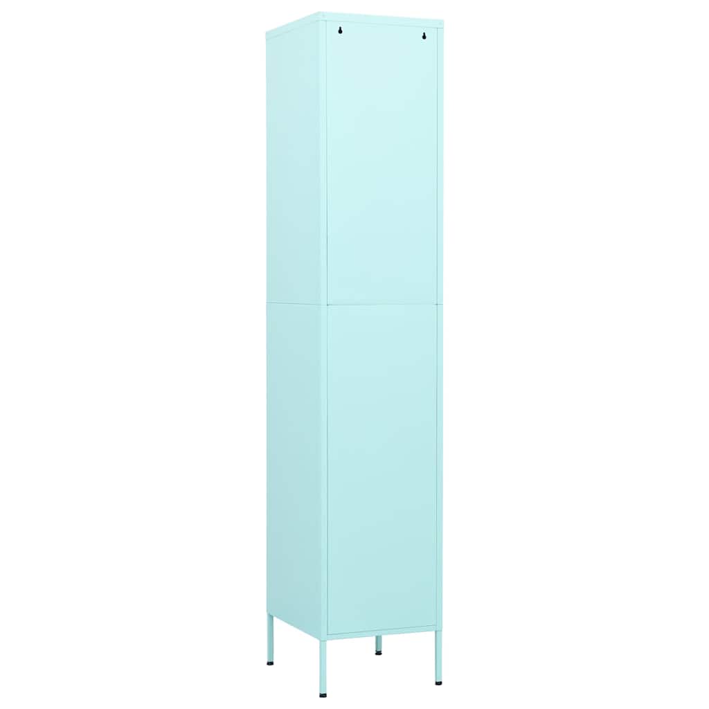vidaXL Locker Cabinet | Mint | Steel | 35x46x180 cm | Locker Cabinet 5