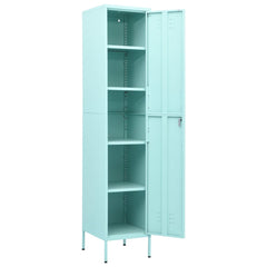 vidaXL Locker Cabinet | Mint | Steel | 35x46x180 cm | Locker Cabinet 6