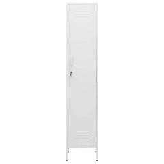 vidaXL Locker Cabinet | White | Steel | 35 x 46 x 180 cm | Locker Cabinet 3