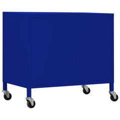 Storage Cabinet Navy Blue, image 5