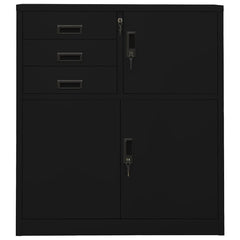 Office Cabinet Black, image 2