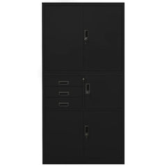 Office Cabinet Black, image 2