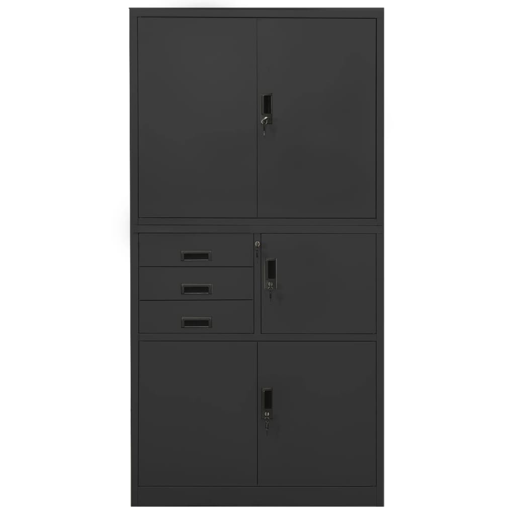 Office Cabinet Anthracite, image 2