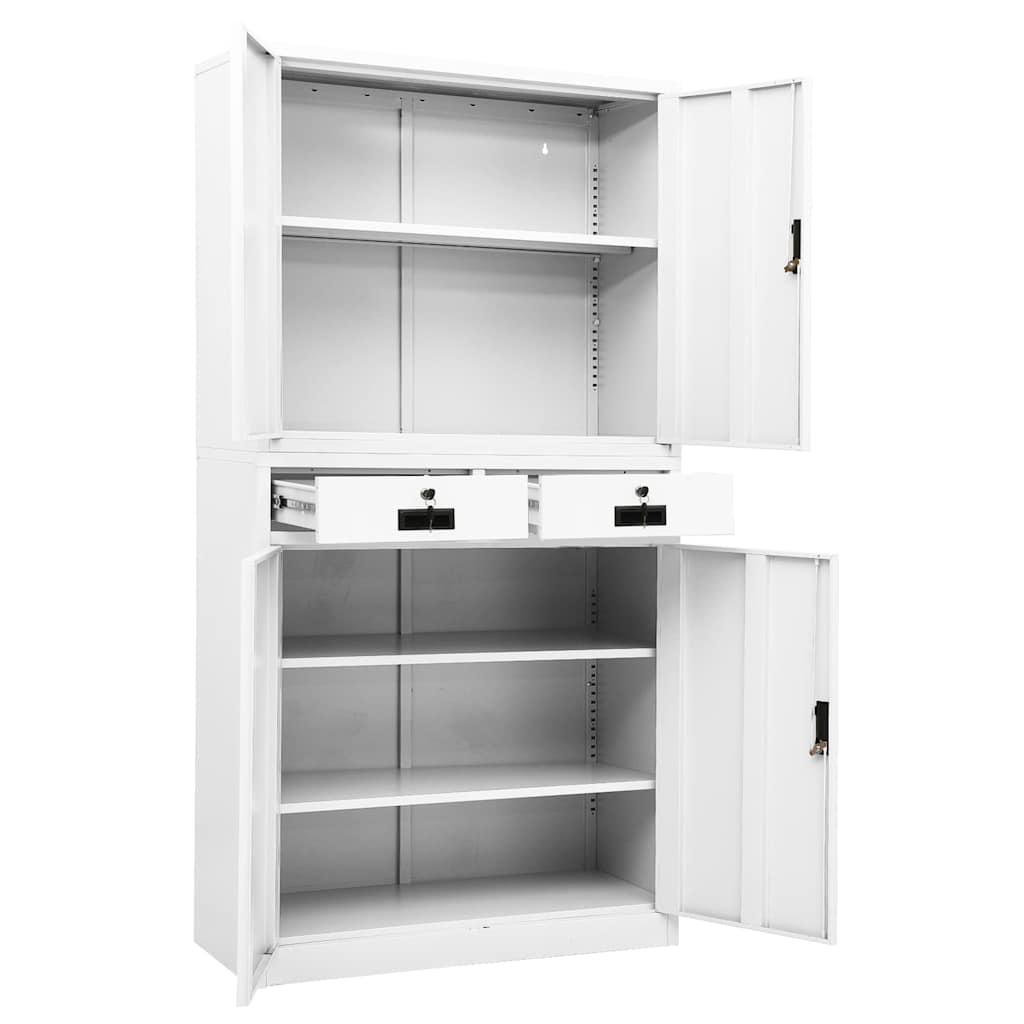 Office Cabinet White, image 6