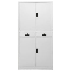 Office Cabinet Light Grey, image 2