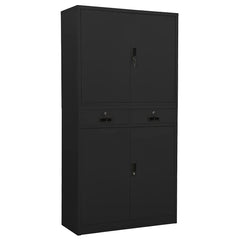 vidaXL Office Cabinet | Anthracite | Steel | Large | Office Cabinet 1