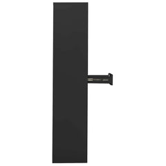 vidaXL Office Cabinet | Anthracite | Steel and tempered glass | Large 4