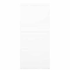 vidaXL Sliding Door Cabinet White 90x40x90 cm Steel 3