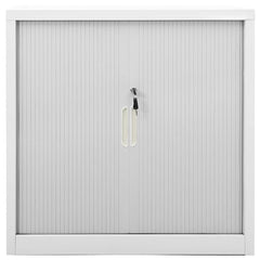 vidaXL Sliding Door Cabinet Grey 90x40x90 cm Steel 2