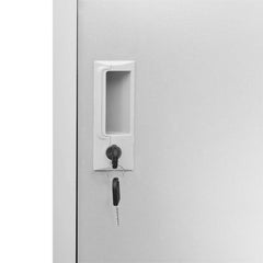 Locker Cabinet Light Grey, image 4