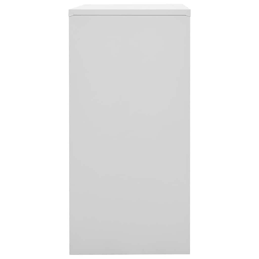 vidaXL Locker Cabinet Light Grey and Blue 90x45x92.5 cm Steel 3