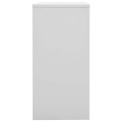 vidaXL Locker Cabinet Light Grey and Blue 90x45x92.5 cm Steel 3