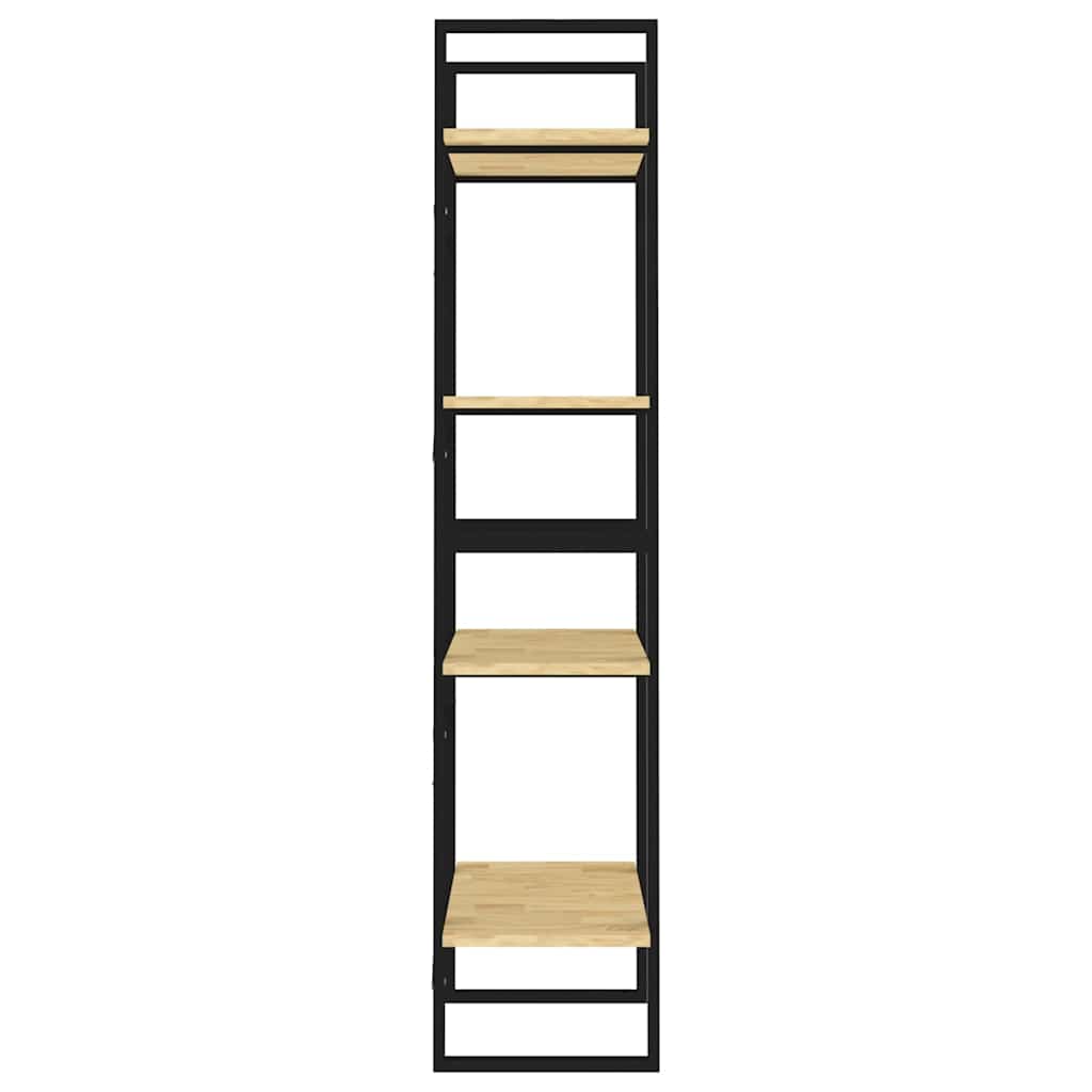 vidaXL Book Cabinet | Natural Wood | Solid Pine Wood, Metal | Medium 6