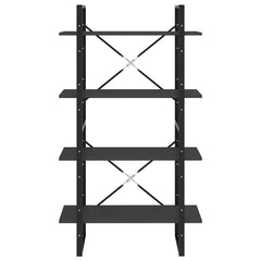 vidaXL Book Cabinet | Grey | Engineered wood, metal | 4-Tier | Book Cabinet 5