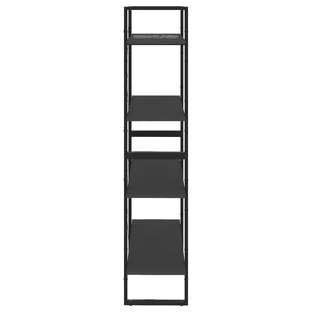 vidaXL Book Cabinet | Grey | Engineered wood, metal | 4-Tier | Book Cabinet 6