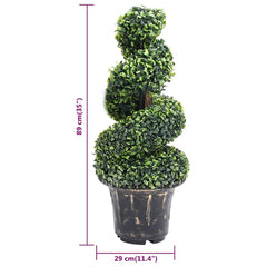 vidaXL Artificial Plant | Mixed Green | Polyethylene, Metal, Polypropylene 5