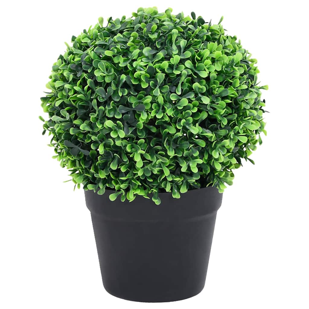 vidaXL Artificial Plant | Set of 2 | Green | Polyethylene | Small 2