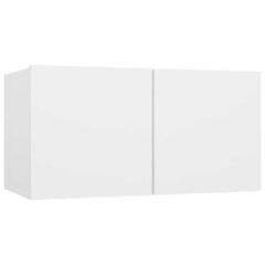 TV Cabinet Engineered Wood Width White