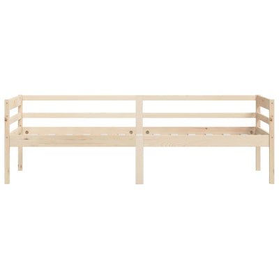 Bed Frame Solid Pinewood 90x200 cm