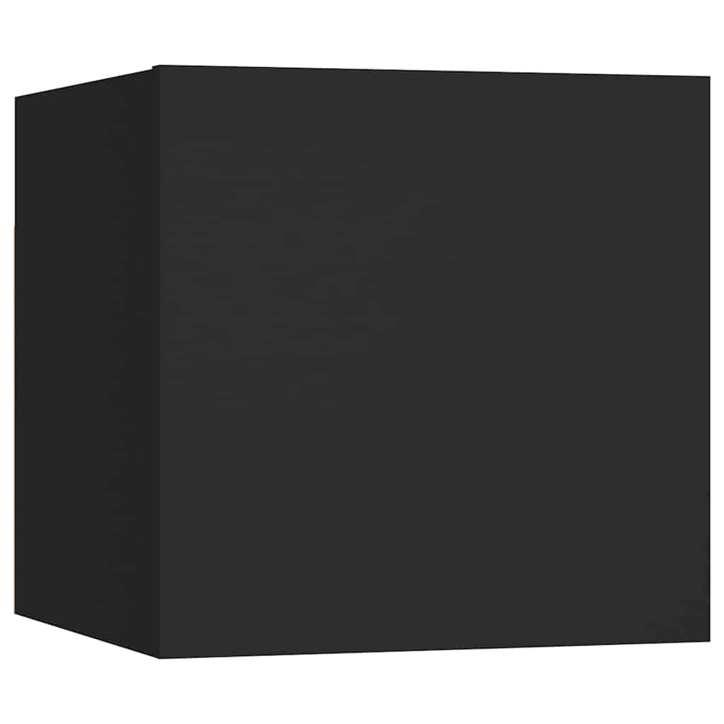 vidaXL Bedside Cabinet | Set of 2 | Black | Engineered wood | Medium 5