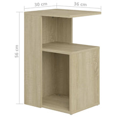 vidaXL Side Table | Sonoma oak | Engineered wood | Compact | Side Table 6