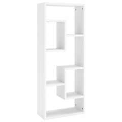 vidaXL Wall Shelf White 36x16x90 cm Engineered Wood 2