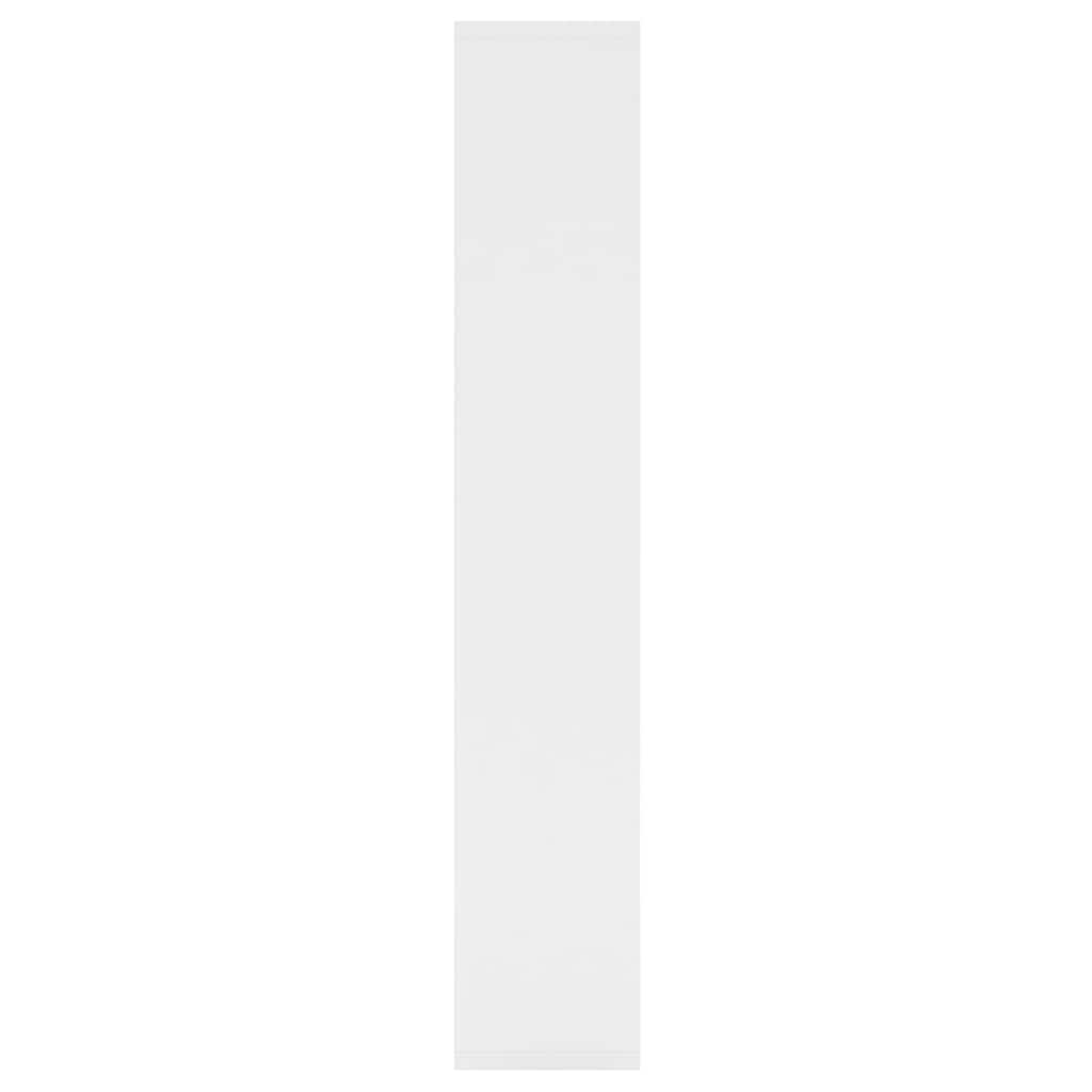 vidaXL Wall Shelf White 36x16x90 cm Engineered Wood 5