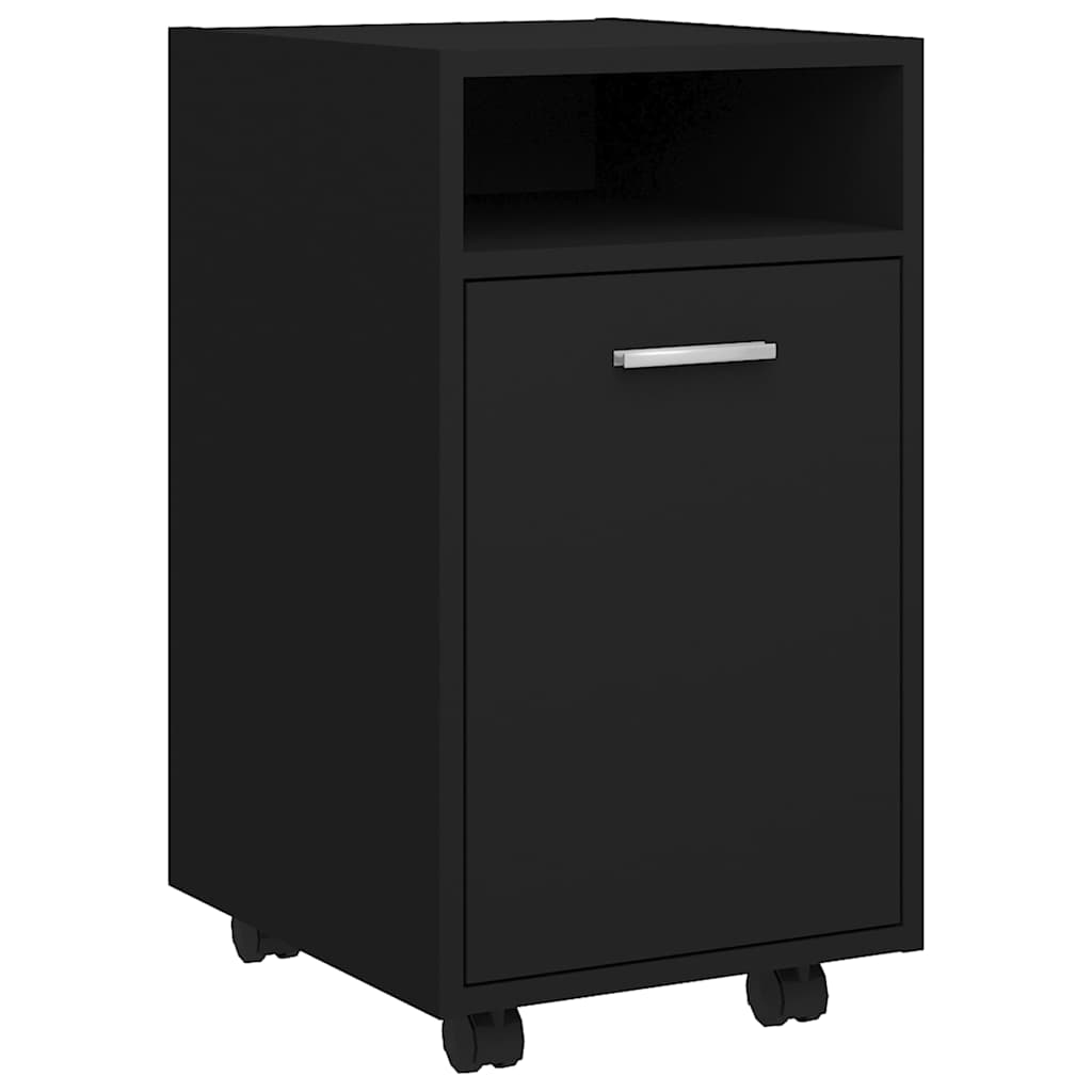 vidaXL Side Cabinet | Black | Engineered Wood | Medium | Side Cabinet 2