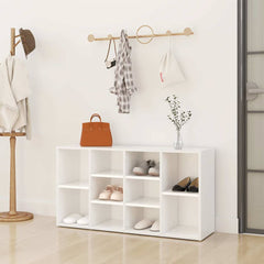 vidaXL Shoe Bench | White | Engineered wood | Medium | Shoe Bench | Rectangular 1