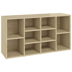 vidaXL Shoe Bench | Sonoma oak | Engineered wood | 103 x 30 x 54.5 cm 2