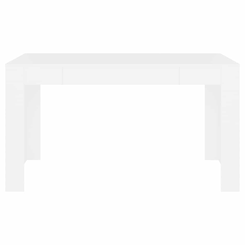 vidaXL Dining Table White 140x74.5x76 cm Engineered Wood 3