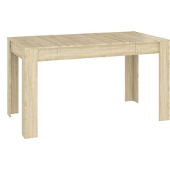 vidaXL Dining Table Sonoma Oak 140x74.5x76 cm Engineered Wood 2