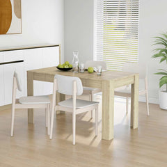 vidaXL Dining Table Sonoma Oak 140x74.5x76 cm Engineered Wood 1