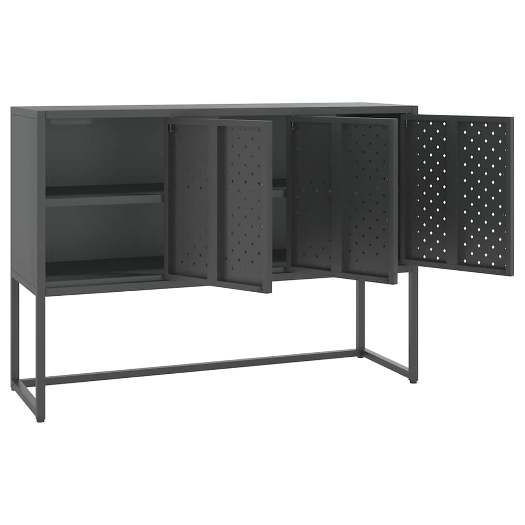 Sideboard 75x35x75 cm Steel Anthracite 105 cm