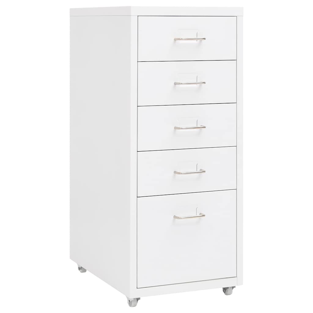 vidaXL Mobile File Cabinet 28x41x69 cm Metal