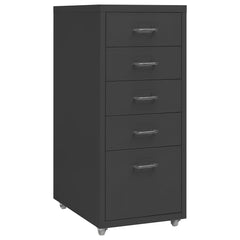 vidaXL Mobile File Cabinet Anthracite 28x41x69 cm Metal 1