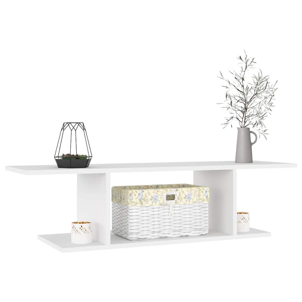vidaXL TV Cabinet | White | Engineered wood | 103x30x26.5 cm | TV Cabinet 3