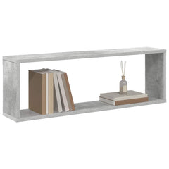 vidaXL Wall Shelf | Set of 2 | Concrete Grey | Engineered Wood | Medium 4