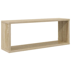 vidaXL Wall Cube Shelf 4 pcs Sonoma Oak 60x15x23 cm Engineered Wood 4