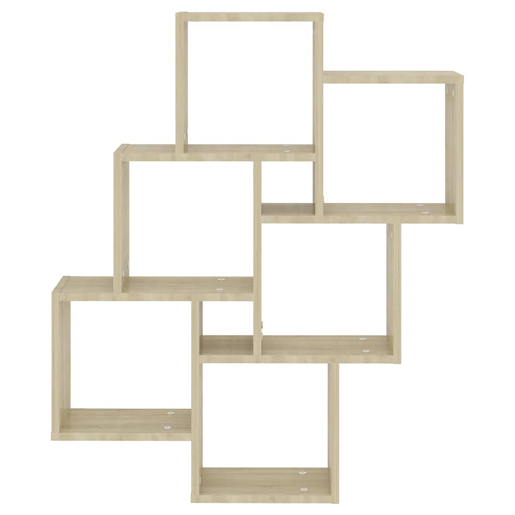 vidaXL Wall Shelf | Sonoma oak | Engineered wood | Medium | Wall Shelf | Other 4