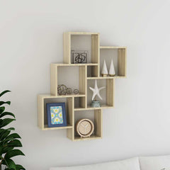 vidaXL Wall Shelf | Sonoma oak | Engineered wood | Medium | Wall Shelf | Other 1