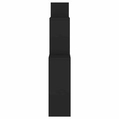 807260 vidaXL Wall Cube Shelf Black 80x15x78,5 cm Engineered Wood 4