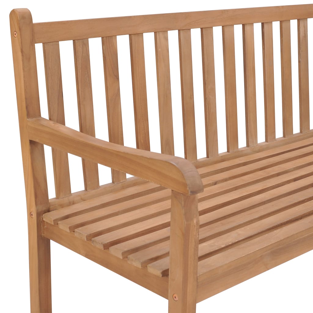 vidaXL Garden Corner Bench 185x185x90 cm Solid Teak Wood 4