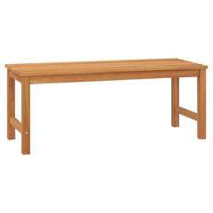 vidaXL Garden Bench 114 cm Solid Teak Wood 2